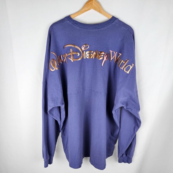 Walt Disney World 50th Anniversary Castle Spirit Jersey XXL Purple Long Sleeve - Picture 3 of 9